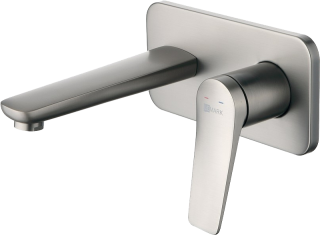 Смеситель для раковины Lemark Bronx LM3726GM С ВНУТРЕННЕЙ ЧАСТЬЮ графит